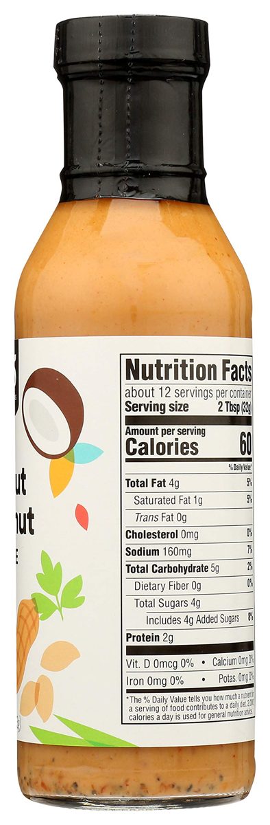 Whole Foods Market, Peanut Coconut Sauce, 13.5 Ounce