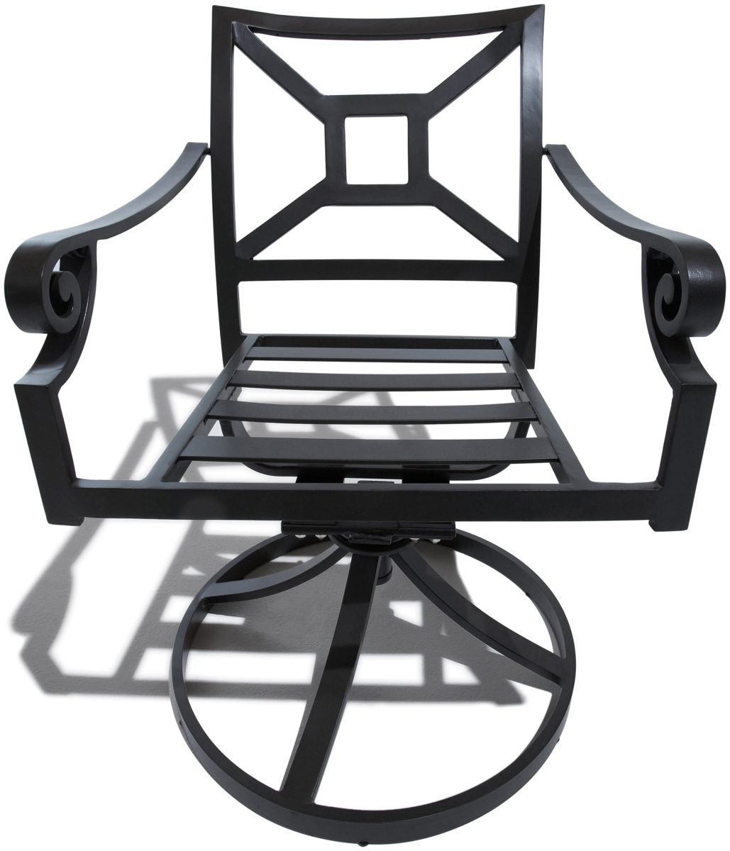 Strathwood Grand Isle Swivel Rocker Dining Chair, Set of 2