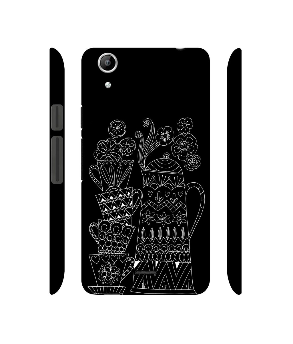 Amazon Brand - Solimo Designer Cups and Tea Pot 3D Printed Hard Back Case Mobile Cover for Micromax Canvas Selfie Lens Q345