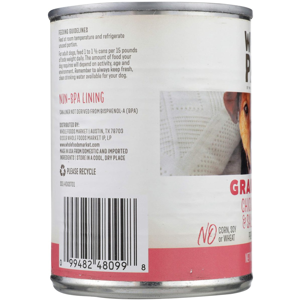 WHOLE PAWS Chicken, Turkey and Salmon Dog Food, 13.2 OZ