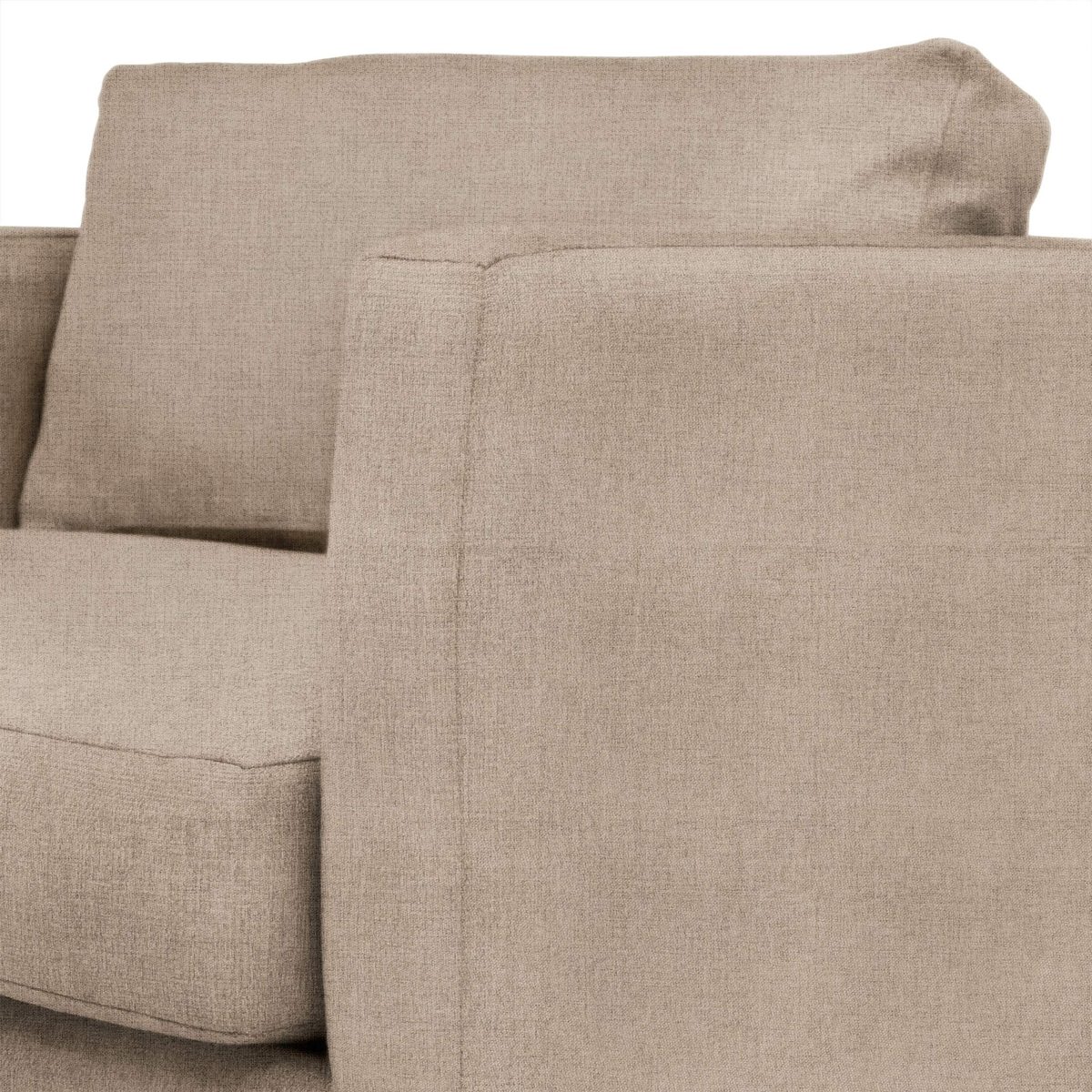 Amazon Brand – Stone & Beam Andover Modern Living Room Accent Chair, 38"W, Grey Linen