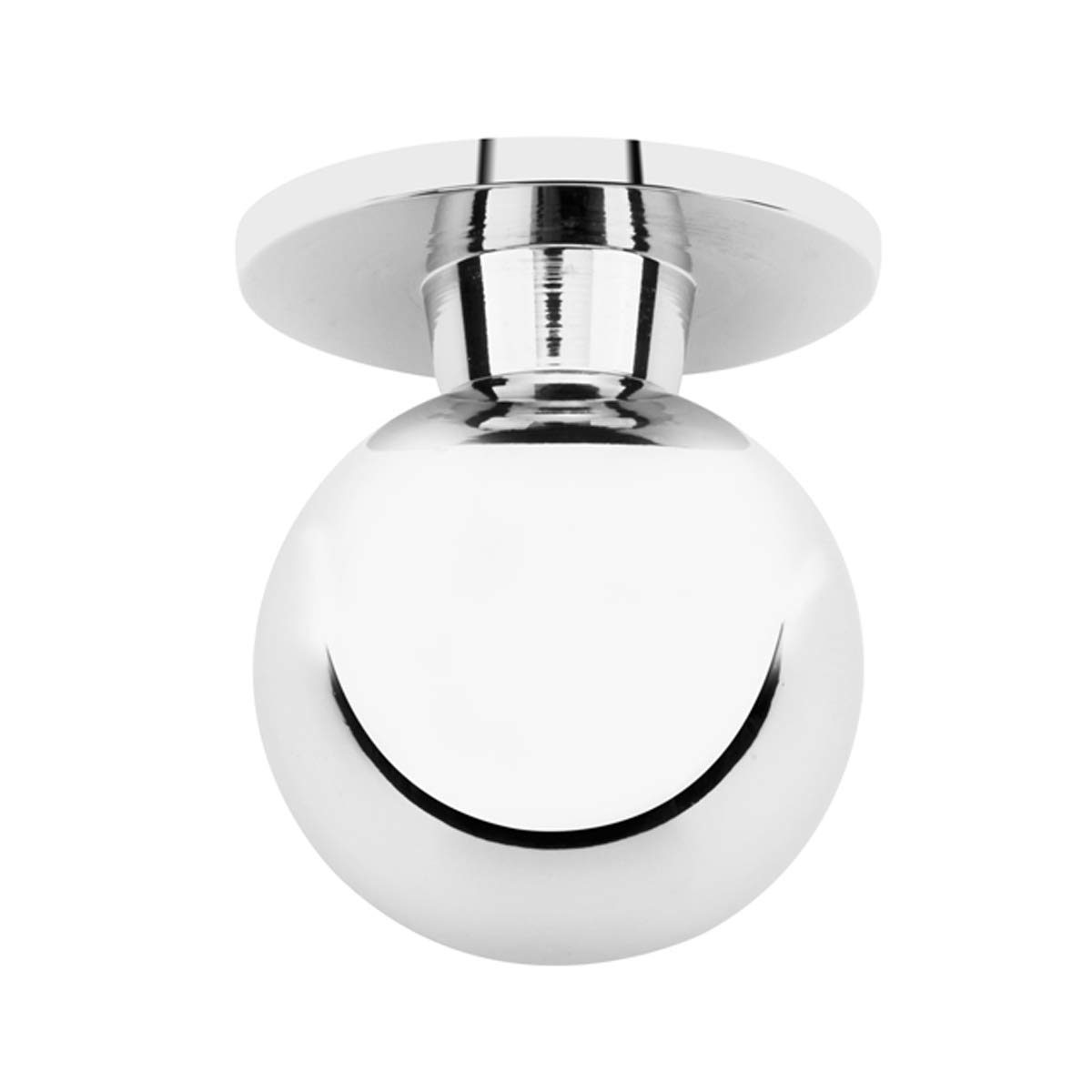 AmazonBasics Modern Ball Cabinet Knob, 24mm Diameter, Polished Chrome, 10-Pack