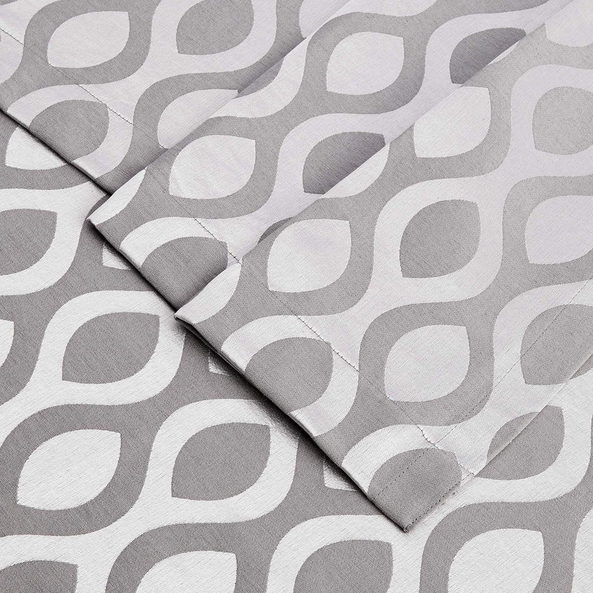 Amazon Brand - Solimo Celesta Door Curtain, 7 feet - Set of 1 (Limestone Grey)