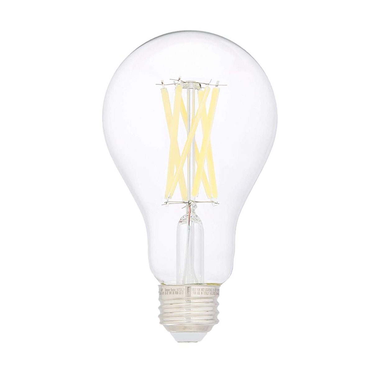 AmazonBasics FG-03800 A21 100WE LED 6-Pack, Clear, Daylight