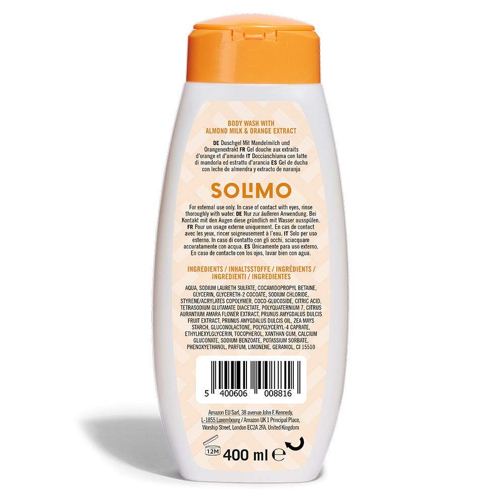 Amazon Brand: Solimo Cream Shower with Shea Butter