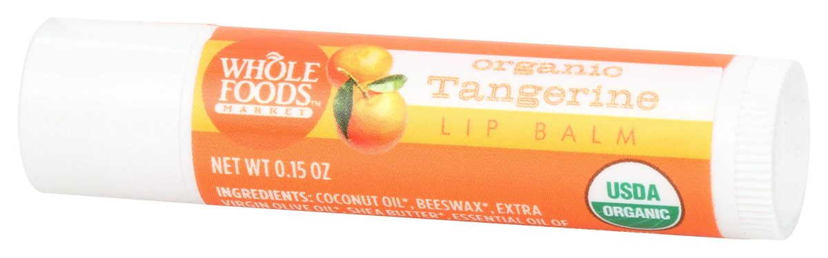 Whole Foods Market, Organic Tangerine Lip Balm, 0.15 oz