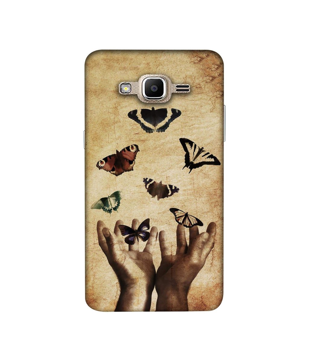 Amazon Brand - Solimo Designer Butterflies 3D Printed Hard Back Case Mobile Cover for Samsung Galaxy J2 Prime