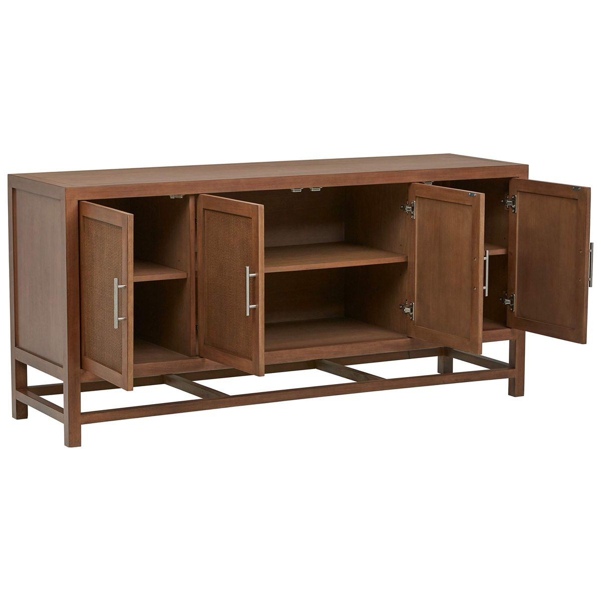 Amazon Brand – Stone & Beam Traditional Buffet Storage Cabinet - 68 Inch, Brown