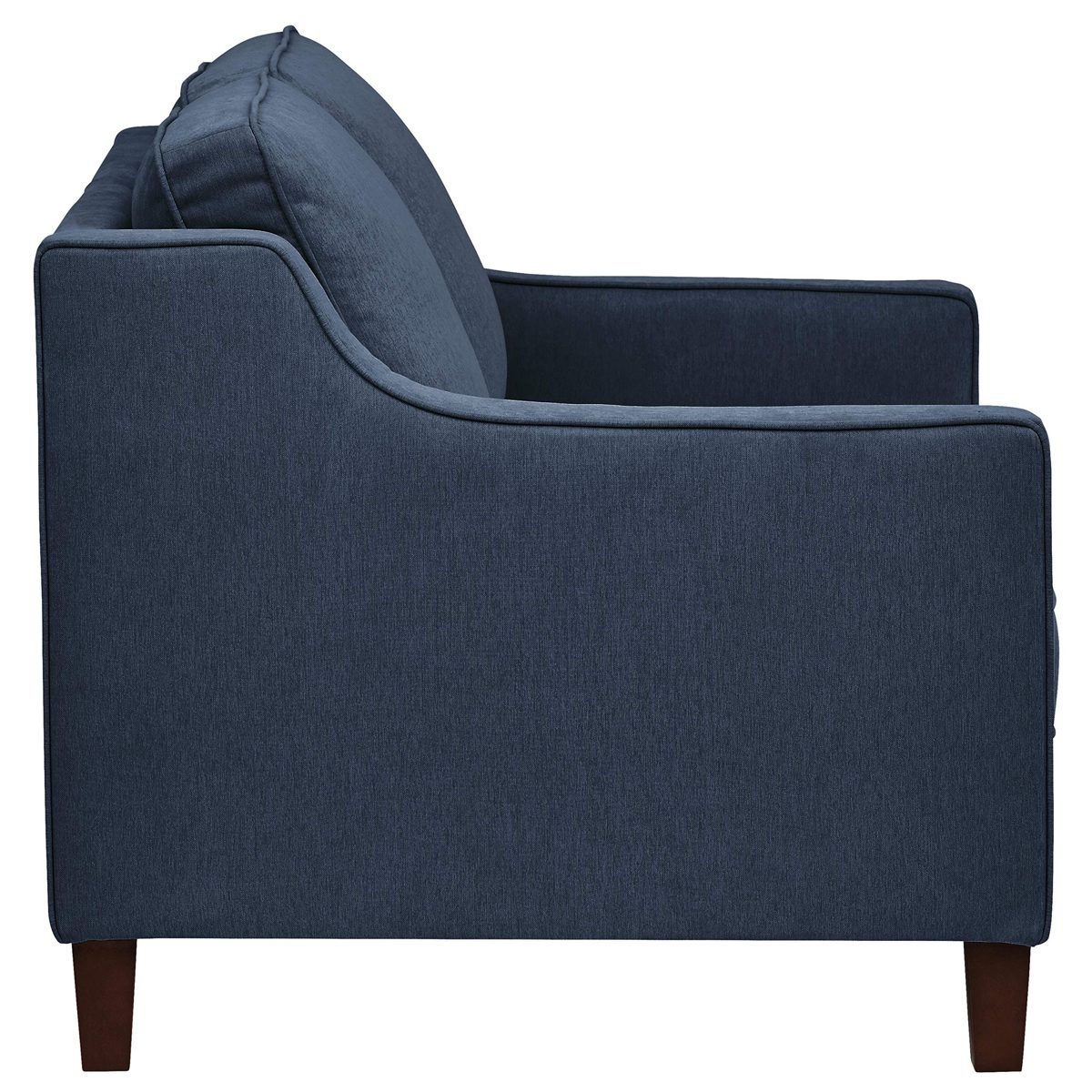 Amazon Brand – Stone & Beam Blaine Modern Loveseat Sofa, 55.9"W, Navy Blue