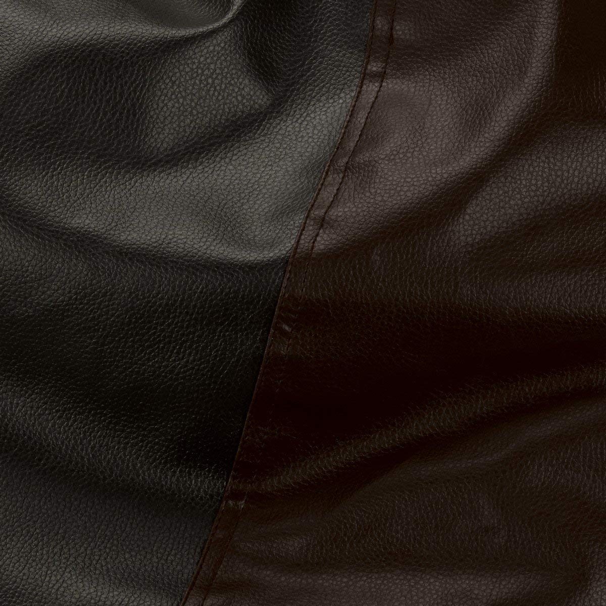 Amazon Brand - Solimo XXL Bean Bag Cover Without Beans (Black and Brown)