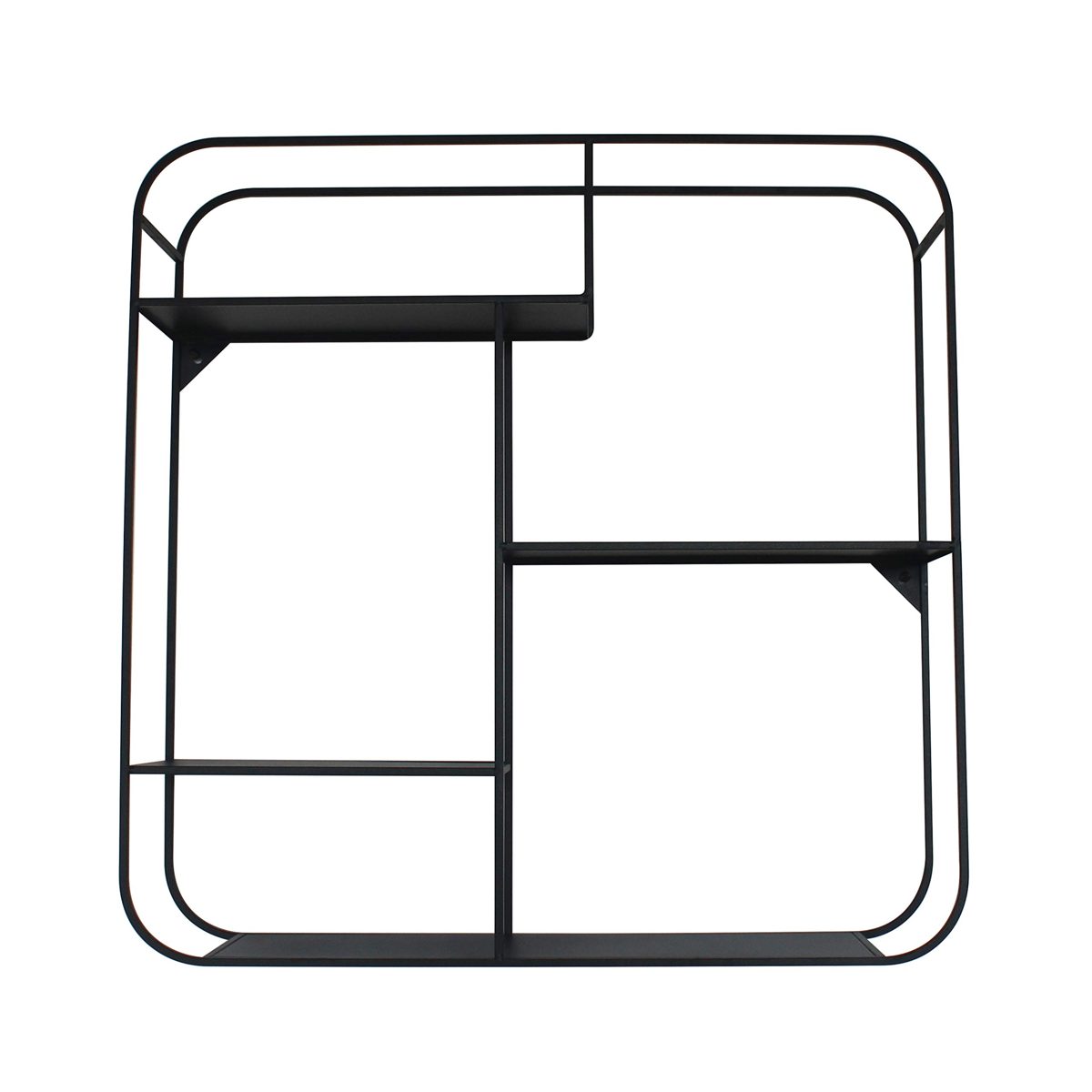 Amazon Brand Movian Kyyvesi Wall Shelf 60 x 16 x 60 cm Black