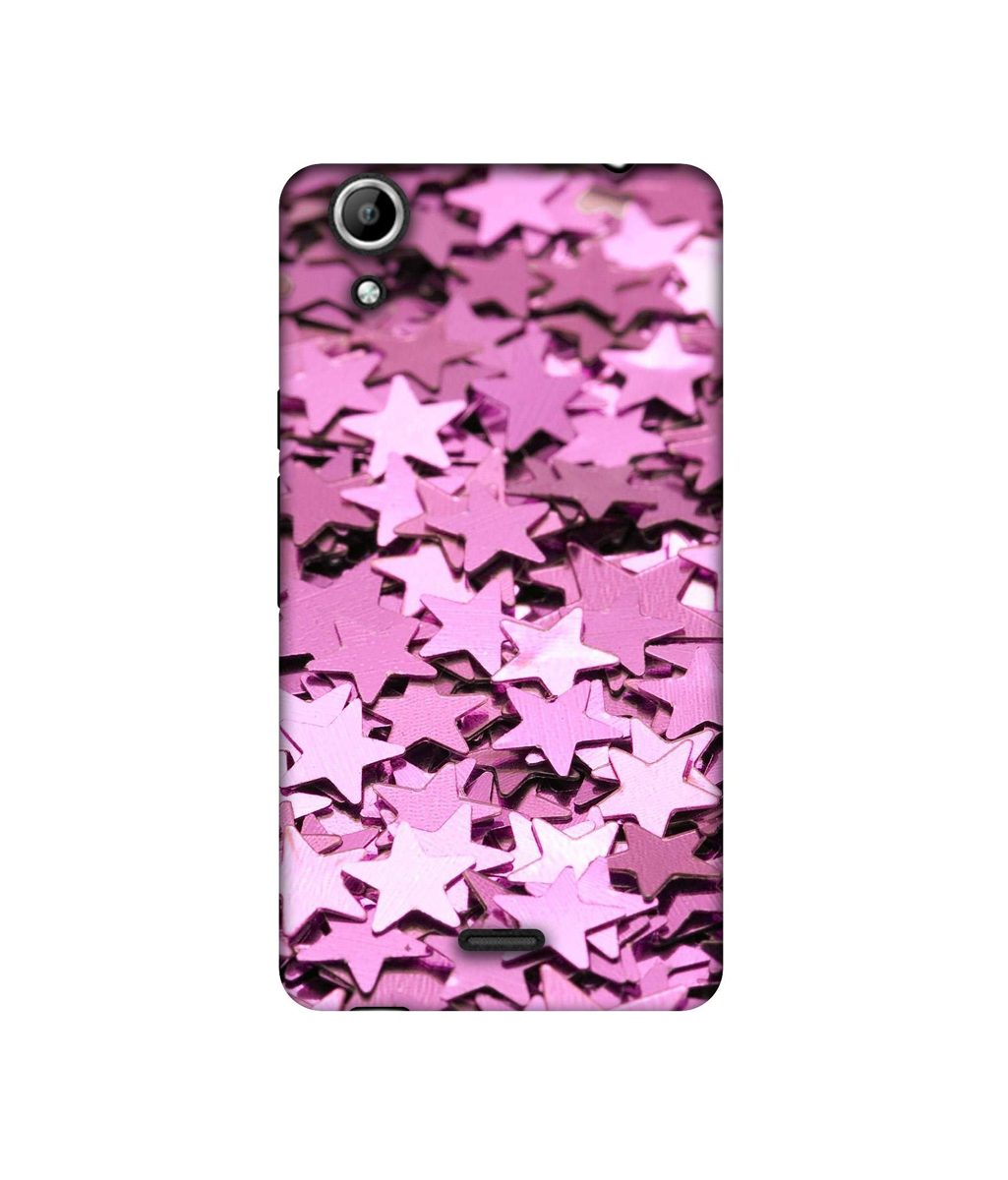 Amazon Brand - Solimo Designer Glitter Stars 3D Printed Hard Back Case Mobile Cover for Micromax Canvas Selfie 2 Q340