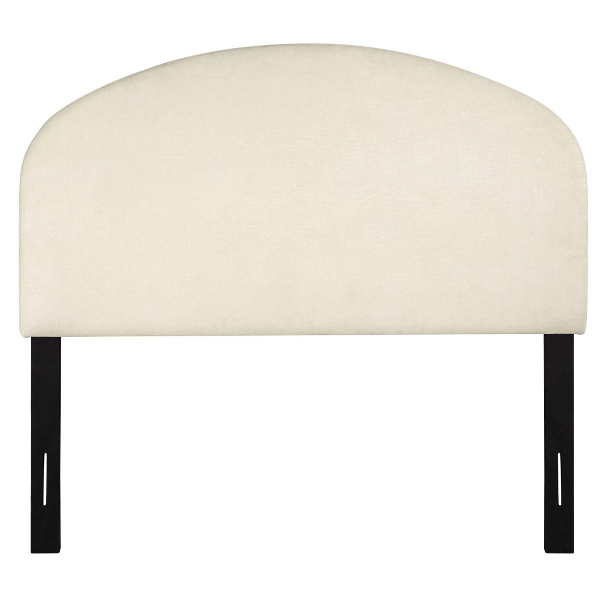 Amazon Brand – Rivet Curved Upholstered Headboard, Queen, 60"W, Beige