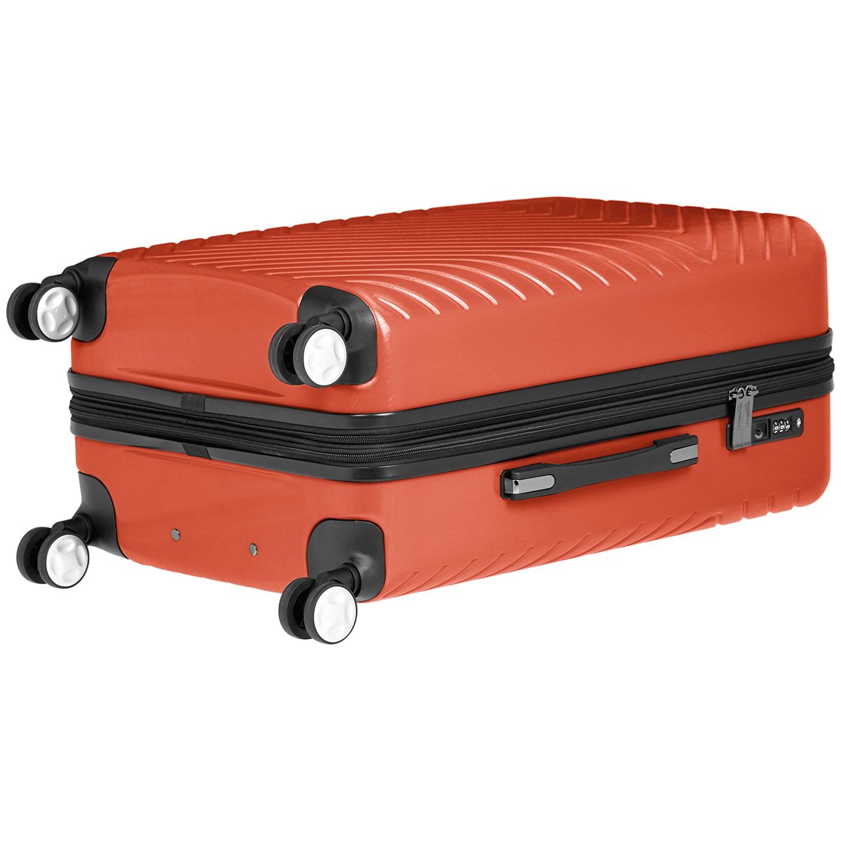 AmazonBasics Geometric Luggage 68 cm, Sunset