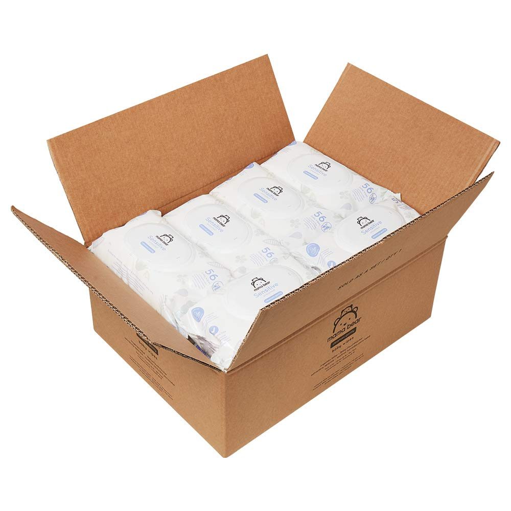 Amazon Brand: Mama Bear Wet Wipes MB3ARSens Sensitive 1008