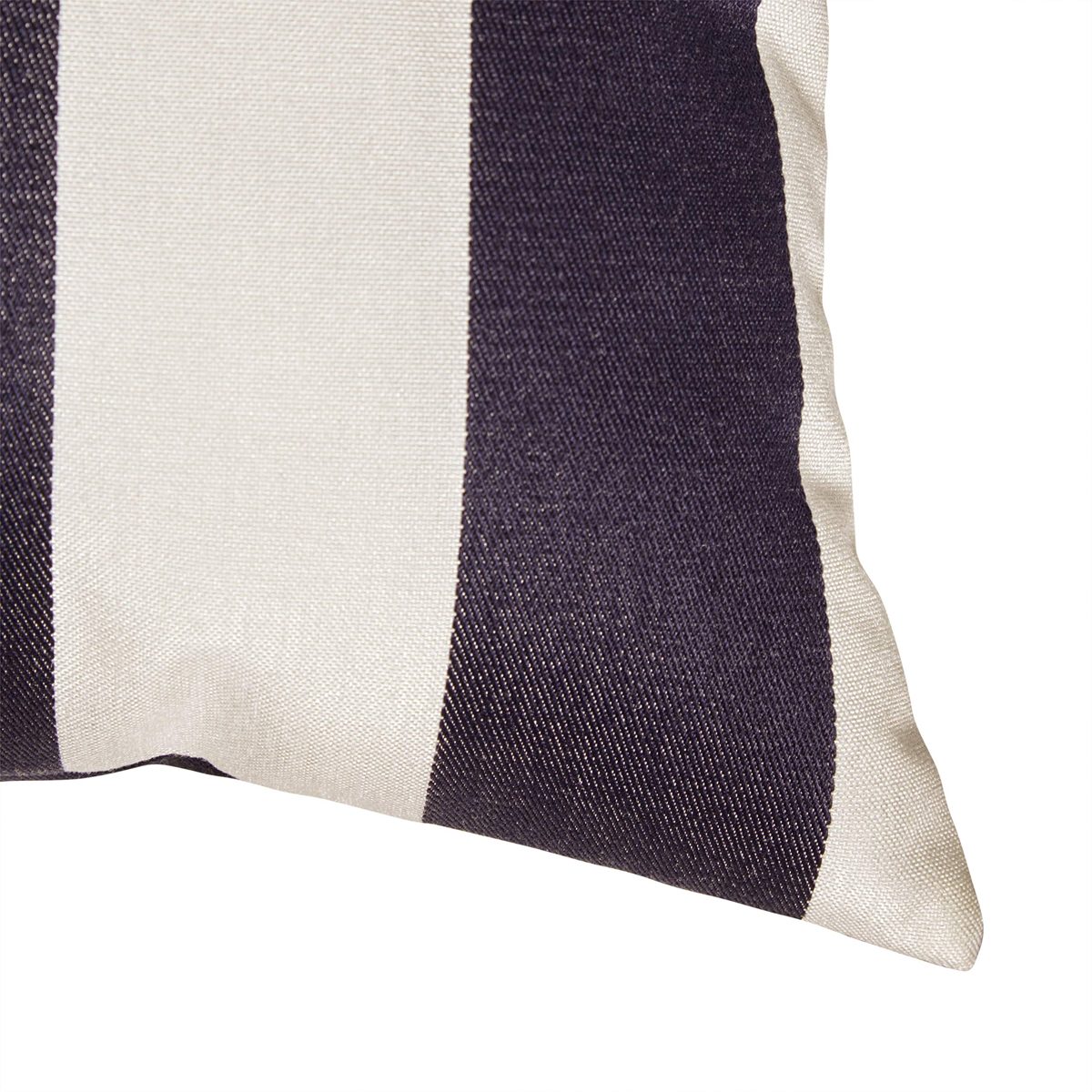 Amazon Brand – Stone & Beam Classic Stripe Outdoor Throw Pillow - 20 x 20 Inch, Nautical