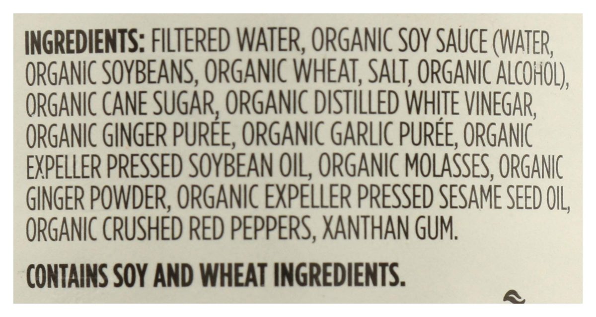 365 Everyday Value, Organic Soy Ginger Sauce, 10 oz