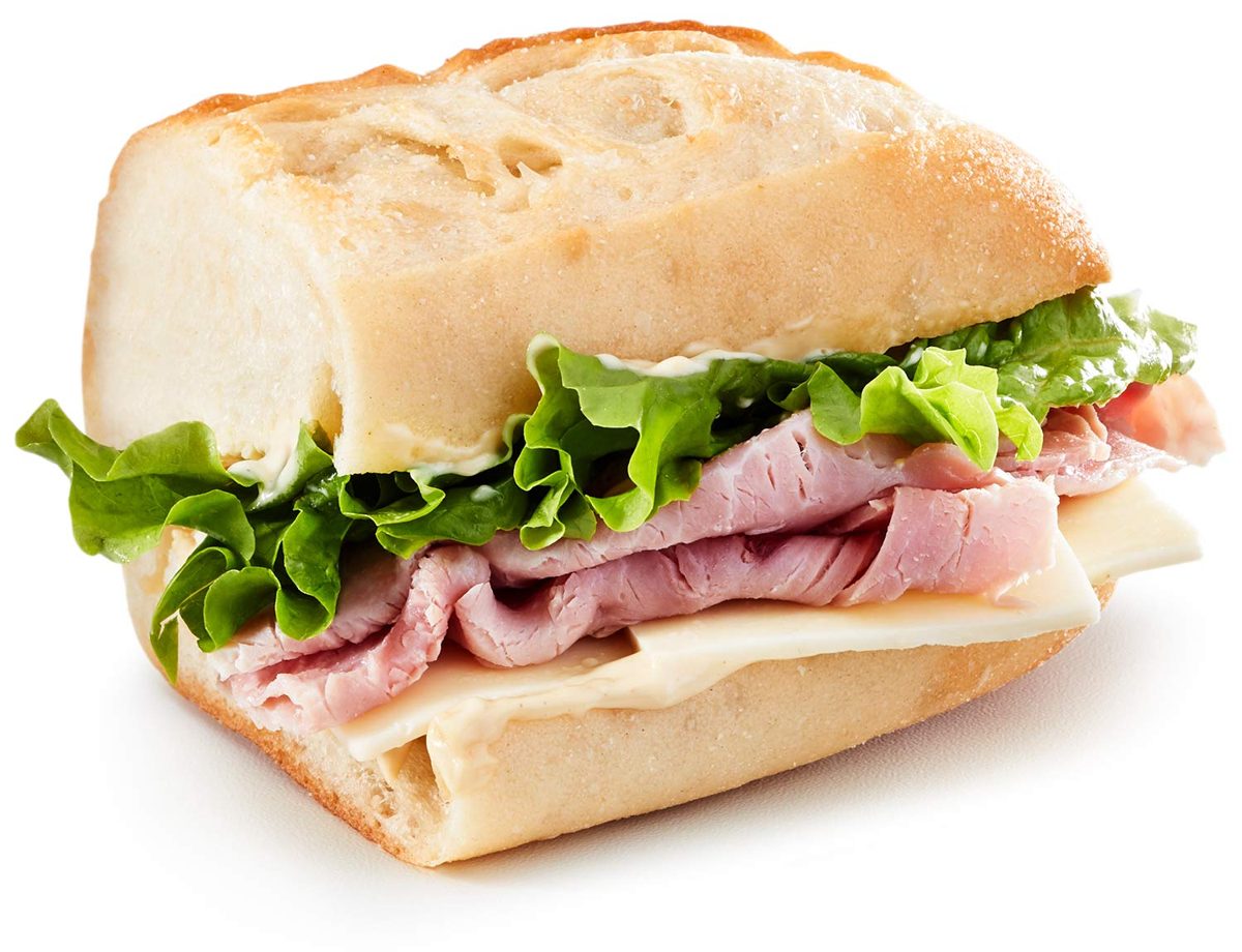 Amazon Kitchen, Ham & Cheddar Sandwich, 4.9 oz