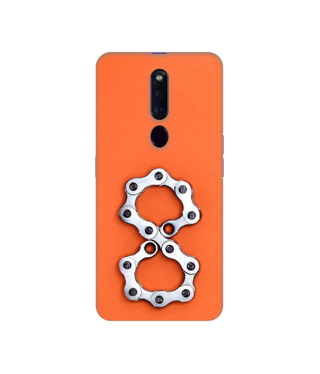 Amazon Brand - Solimo Designer Number Eight 3D Printed Hard Back Case Mobile Cover for Oppo F11 Pro