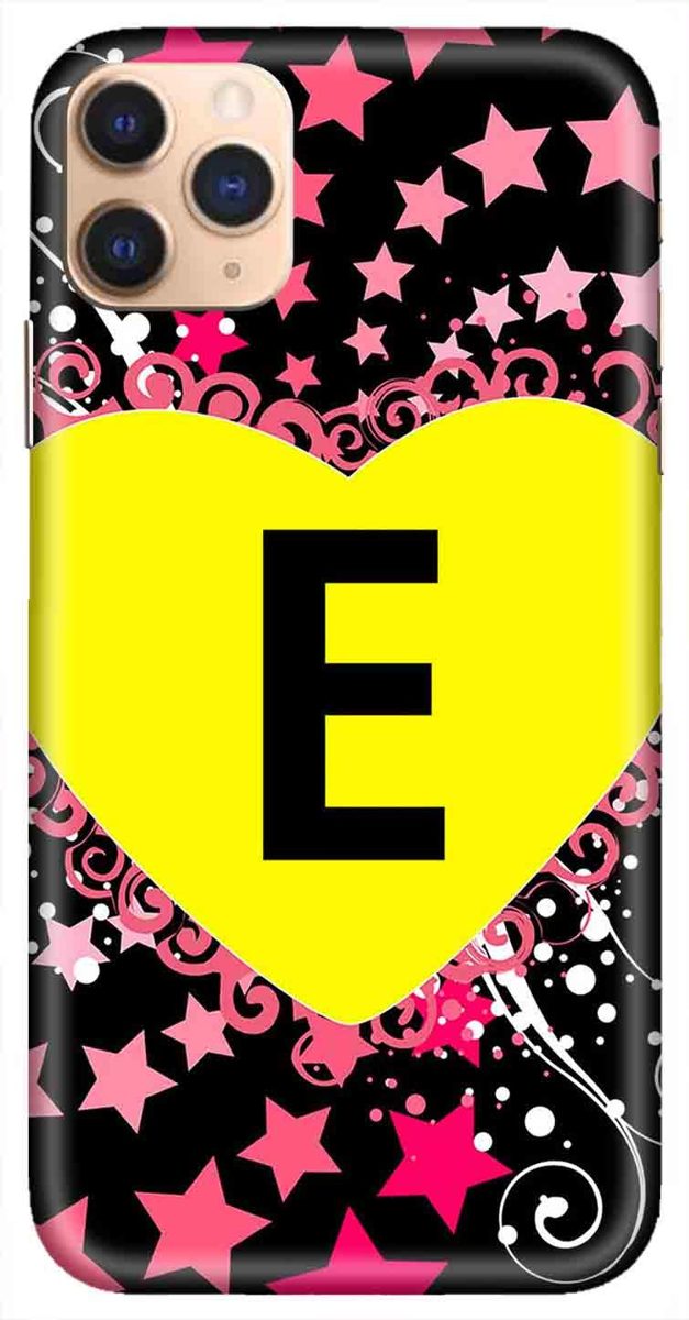 Amazon Brand - Solimo Designer Heart Pattern Alphabet-E 3D Printed Hard Back Case Mobile Cover for Apple iPhone 11 Pro