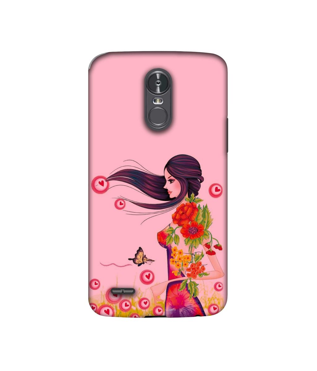 Amazon Brand - Solimo Designer Lady Vector Pattern 3D Printed Hard Back Case Mobile Cover for LG Stylus 3