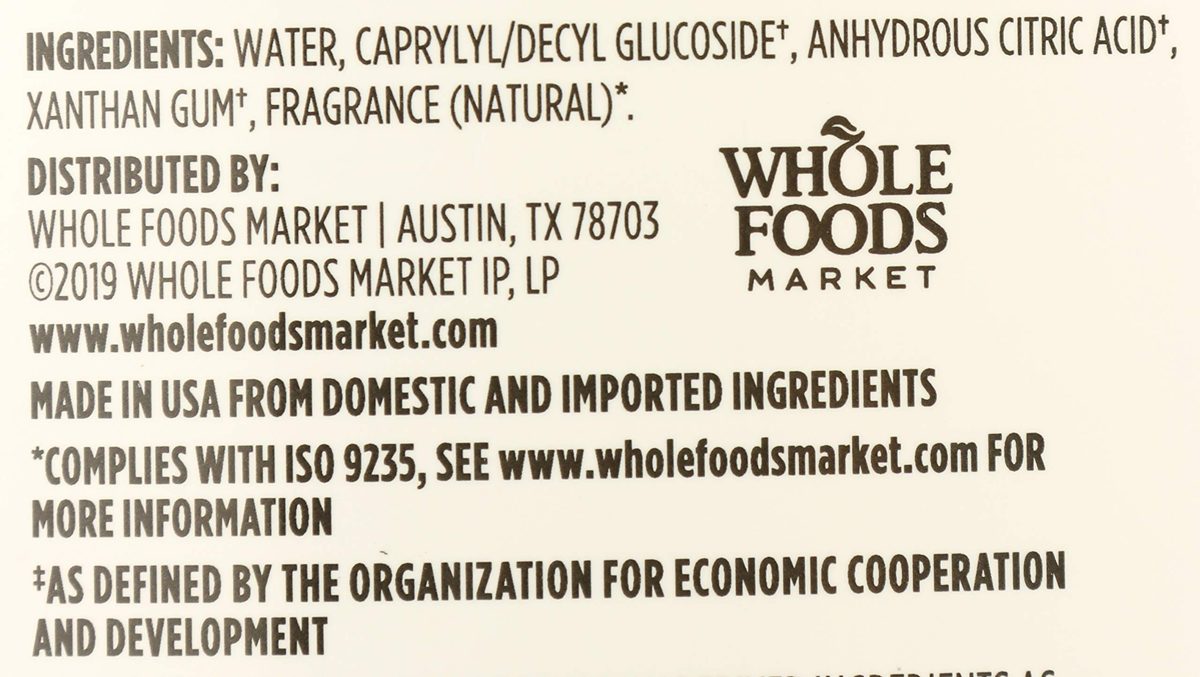 365 by Whole Foods Market, Toilet Bowl Cleaner, Citrus, 24 Fl Oz
