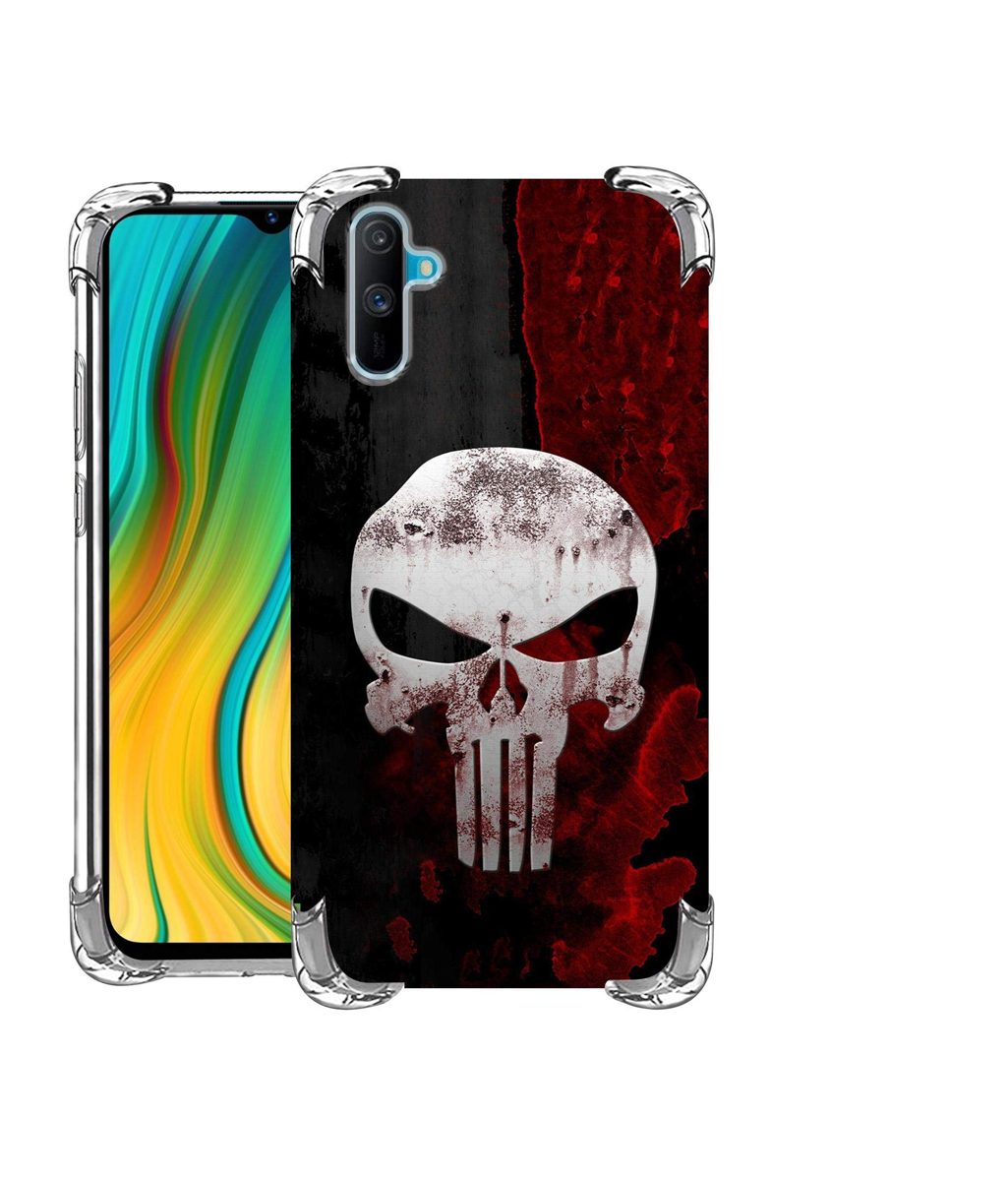 Amazon Brand - Solimo Designer Punisher Skull UV Printed Soft Back Case Mobile Cover for Realme C3