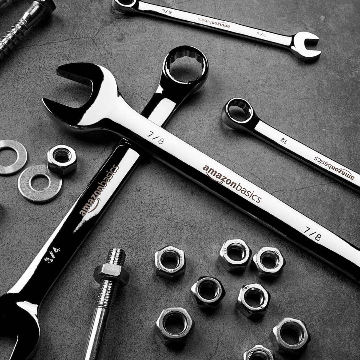 AmazonBasics Combination Wrench Set - 9-Piece