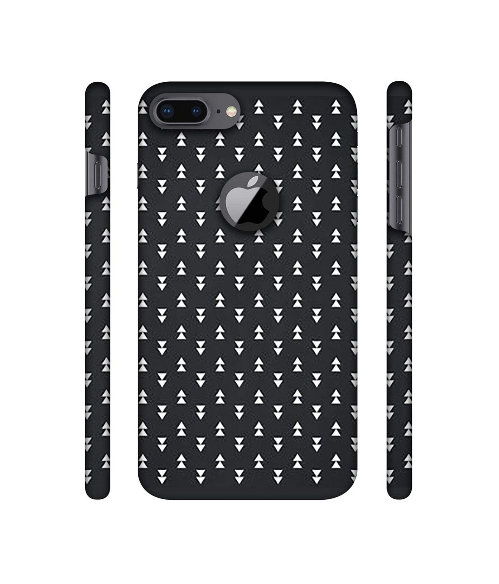 Amazon Brand - Solimo Designer Small Triangle 3D Printed Hard Back Case Mobile Cover for Apple iPhone 8 Plus (with Logo Cut)