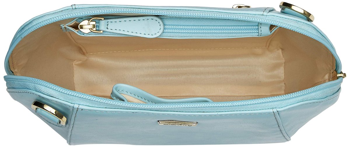 Amazon Brand - Eden & Ivy Aw-19 Women's Sling bag (Aqua)