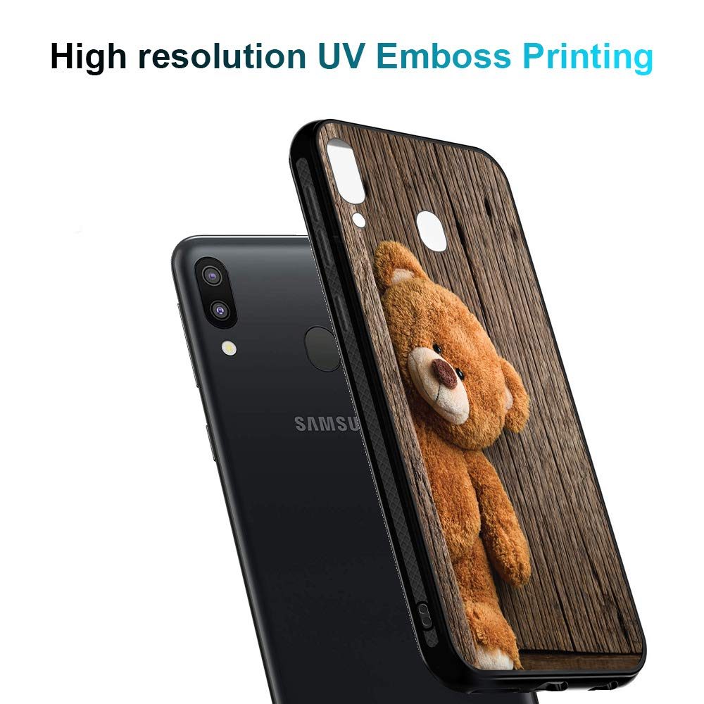 Amazon Brand - Solimo Designer Teddy Bear Printed Hard Back Case Mobile Cover for Samsung Galaxy M20