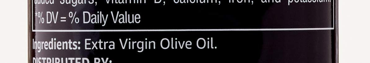 Amazon Brand - Happy Belly Extra Virgin Olive Oil, Mediterranean Blend, 16.9 fl oz (500mL)