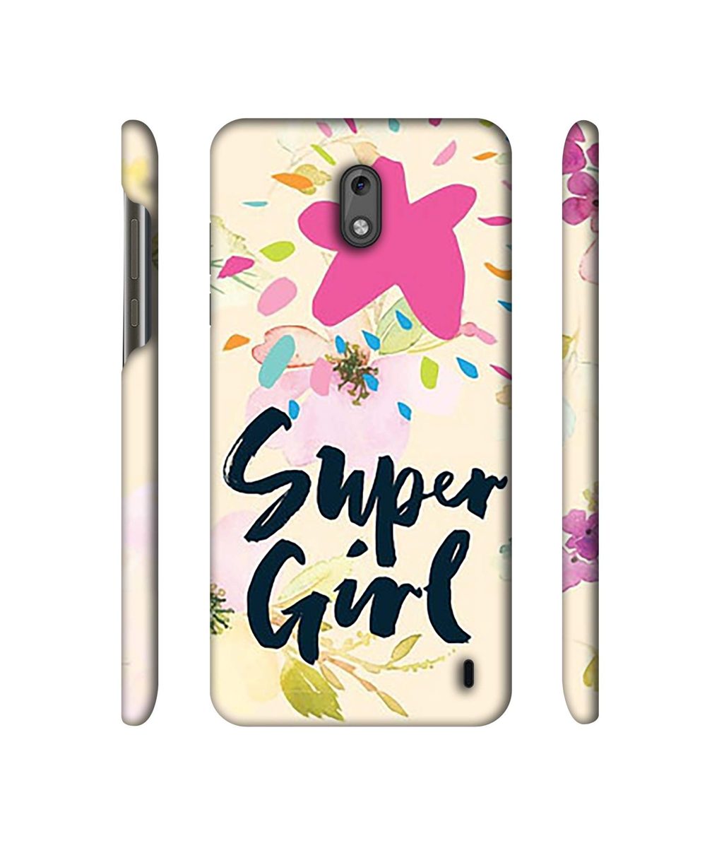 Amazon Brand - Solimo Designer Super Girl 3D Printed Hard Back Case Mobile Cover for Nokia 2