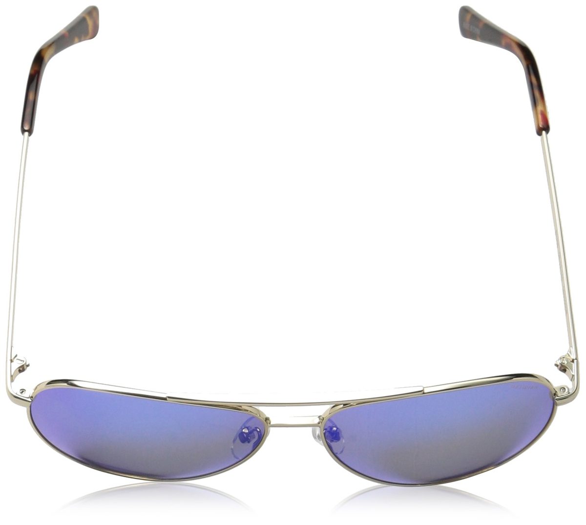Obsidian Sunglasses for Women or Men Aviator Frame 01, Gold, 58 mm