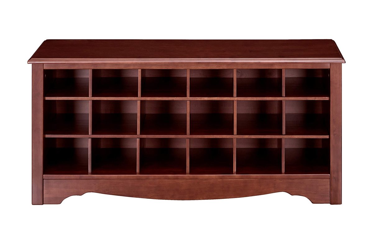 Ravenna Home Sobaski Wood Shoe Storage Rack Organizer, 48"W