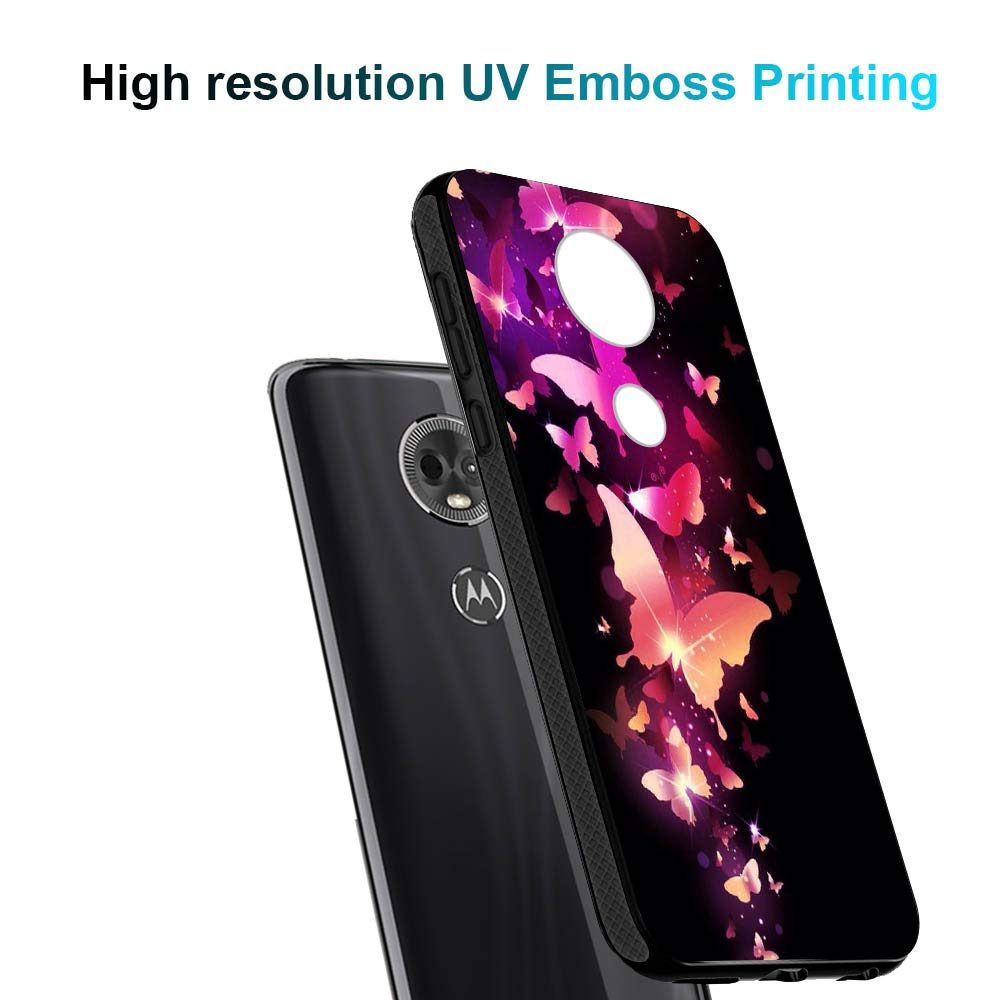 Amazon Brand - Solimo Designer Butterfly Printed Hard Back Case Mobile Cover forMoto E5 Plus (D1171)