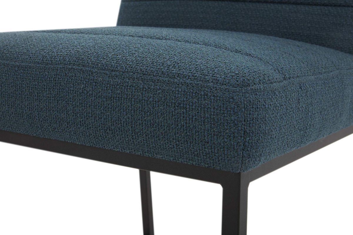 Amazon Brand – Rivet Decatur Modern Upholstered Dining Chair, 21"W, Set of 2, Juniper