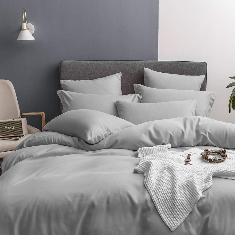 UMI Merryfeel Microfibre Duvet Cover Set, Light and Soft