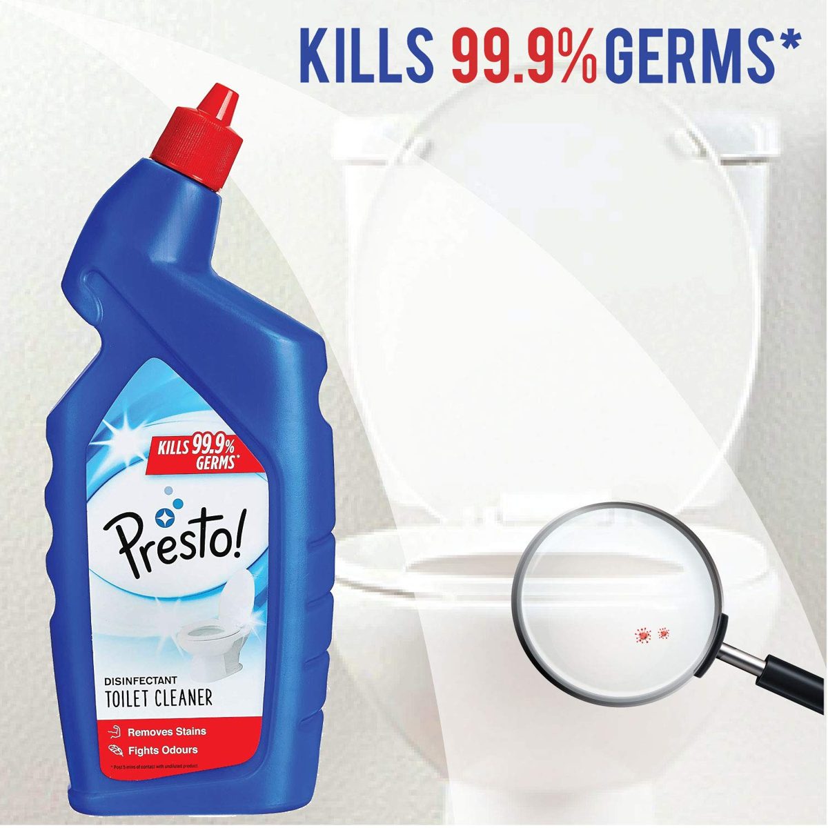 Amazon Brand - Presto! Toilet Cleaner, 1L