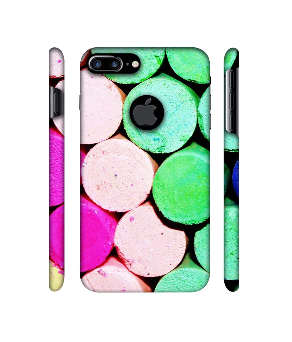Amazon Brand - Solimo Designer Wax Color 3D Printed Hard Back Case Mobile Cover for Apple iPhone 7 Plus (Logo Cut)