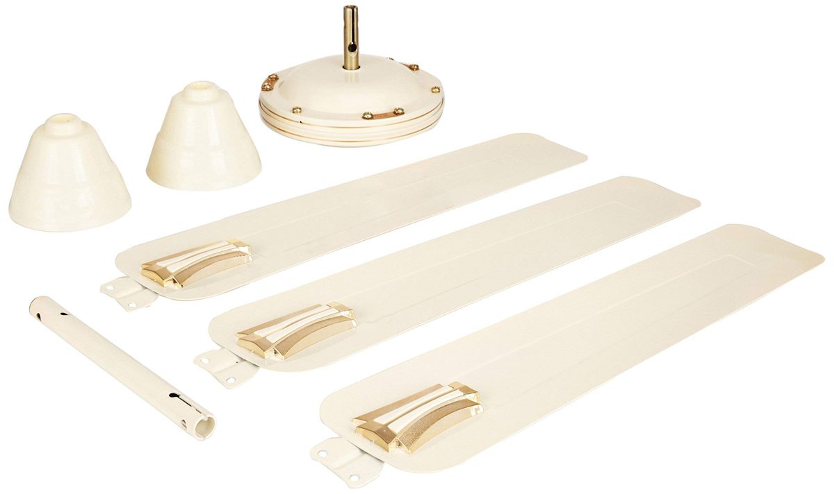 (Renewed) Amazon Brand - Solimo Swoosh 1200mm Ceiling Fan (Ivory)