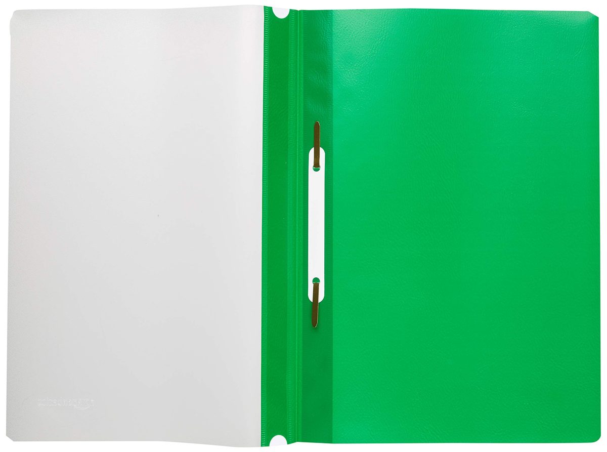 AmazonBasics A4 Project Folder - Green (Pack of 25)