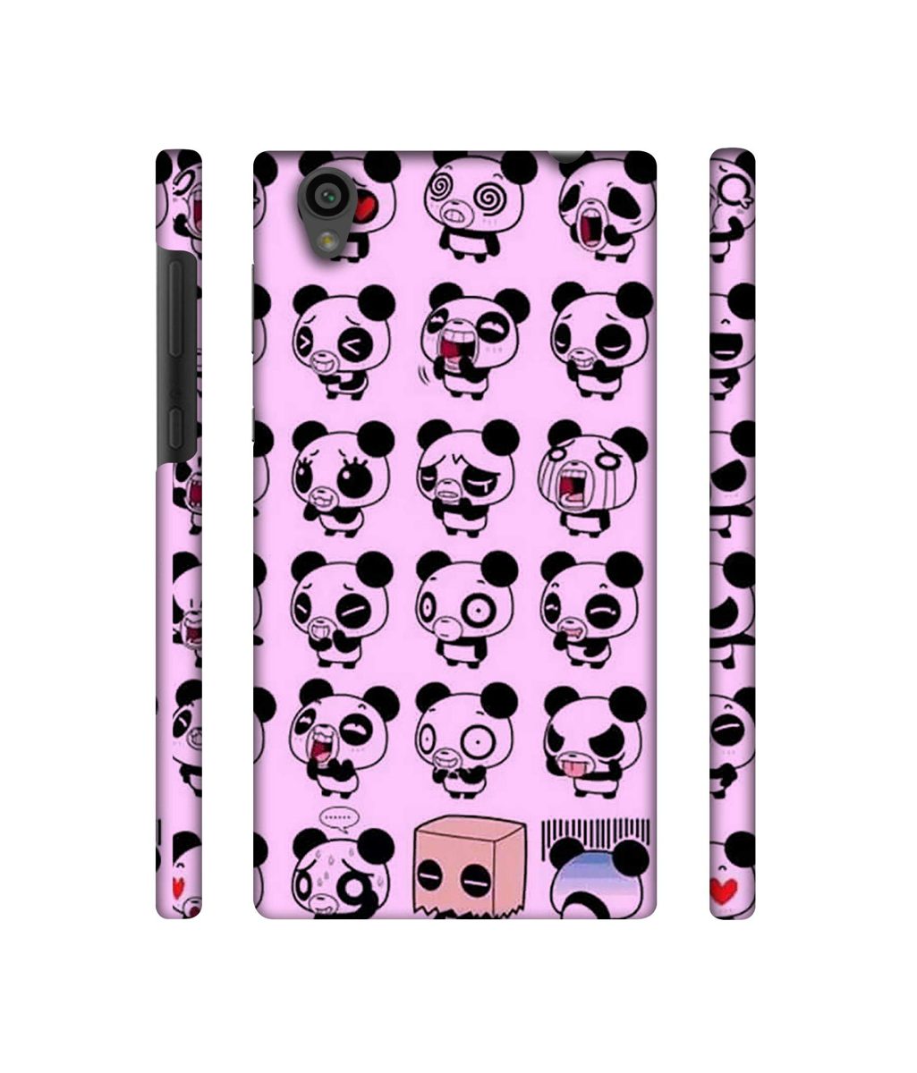 Amazon Brand - Solimo Designer Panda Experation 3D Printed Hard Back Case Mobile Cover for Sony Xperia L1