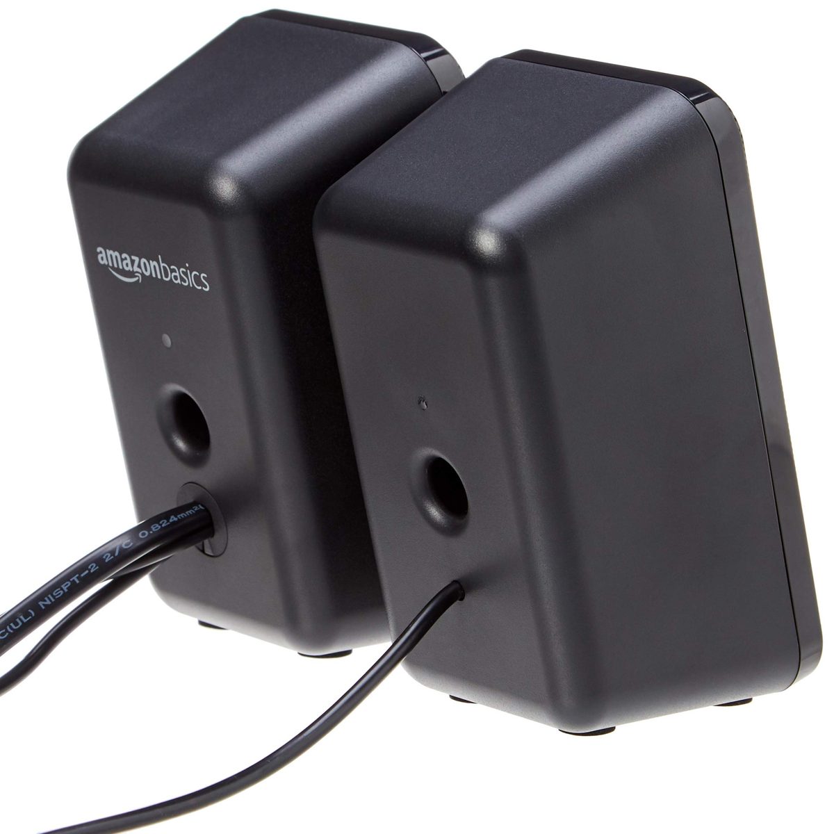 AmazonBasics Computer Speakers for Desktop or Laptop PC | AC-Powered (US Version) (Renewed)