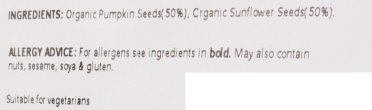 Whole Foods Market Organic Pumpkin and Sunflower Seed Mix, 500g
