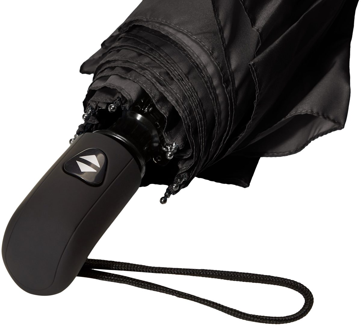 AmazonBasics Automatic Open Travel Umbrella with Wind Vent - Grey