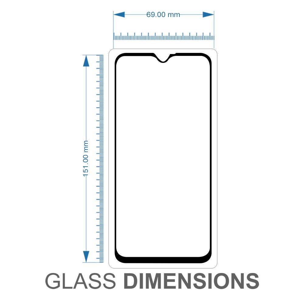 Amazon Brand - Solimo Full Body Tempered Glass for Realme U1 Refresh
