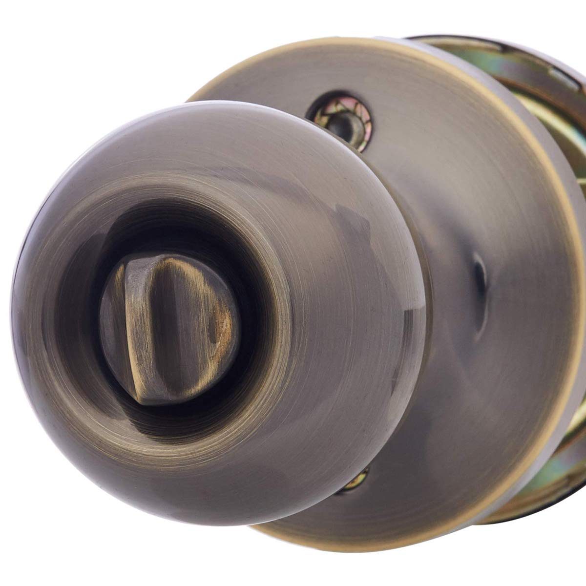 AmazonBasics Door Knobs - Standard Ball AB-DH524-AB 1
