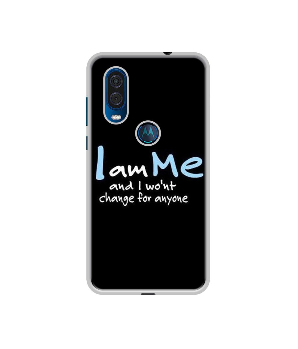 Amazon Brand - Solimo Designer Quotes UV Printed Soft Back Case Mobile Cover for Motorola One Vision