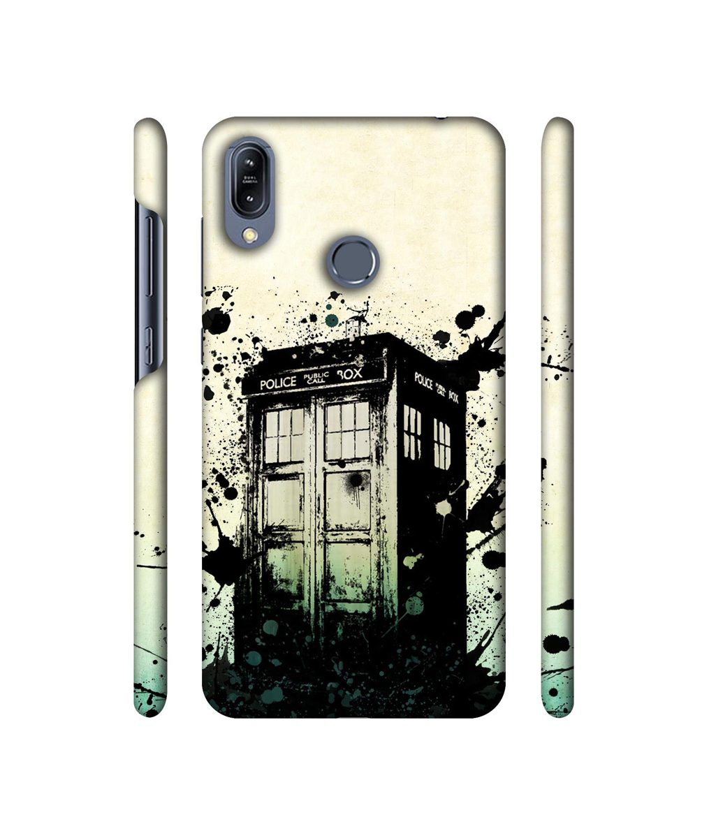 Amazon Brand - Solimo Designer Police Booth 3D Printed Hard Back Case Mobile Cover for Asus Zenfone Max (M2) ZB633KL